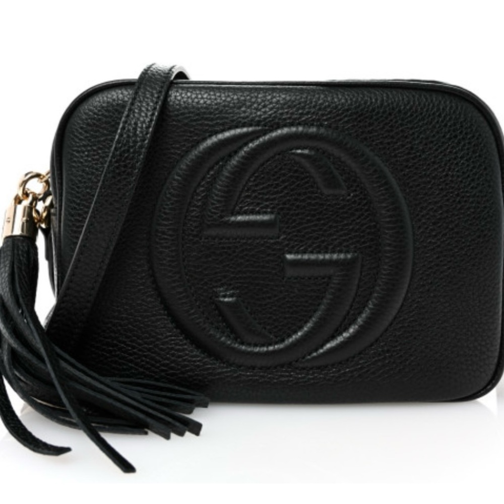 Gucci Black Soho Disco Crossbody Bag
